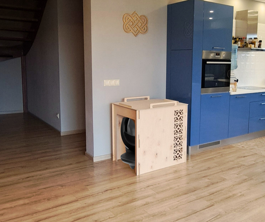 Litter box covers for litter robots
