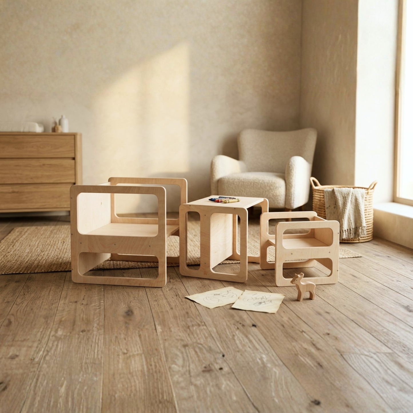 Montessori Kinderwürfel-Set