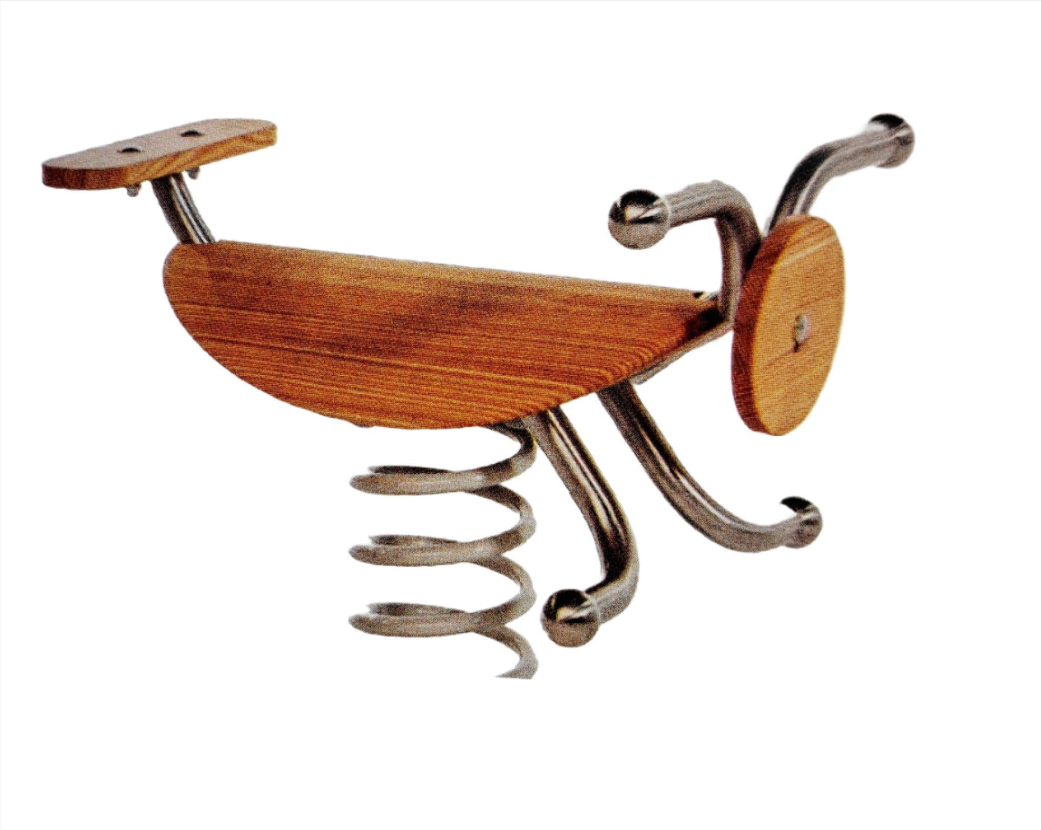 Spring toy - RACER. Collection ‘natural line’ (with spring type ‘small’)