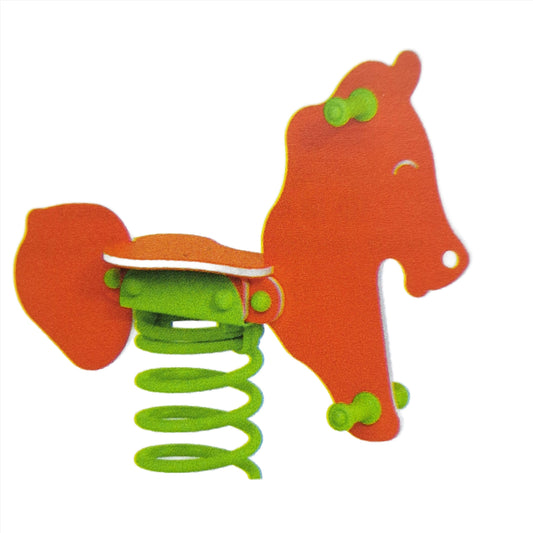 Spring toy - HORSE - with spring type ‘large’. Collection SAFARI