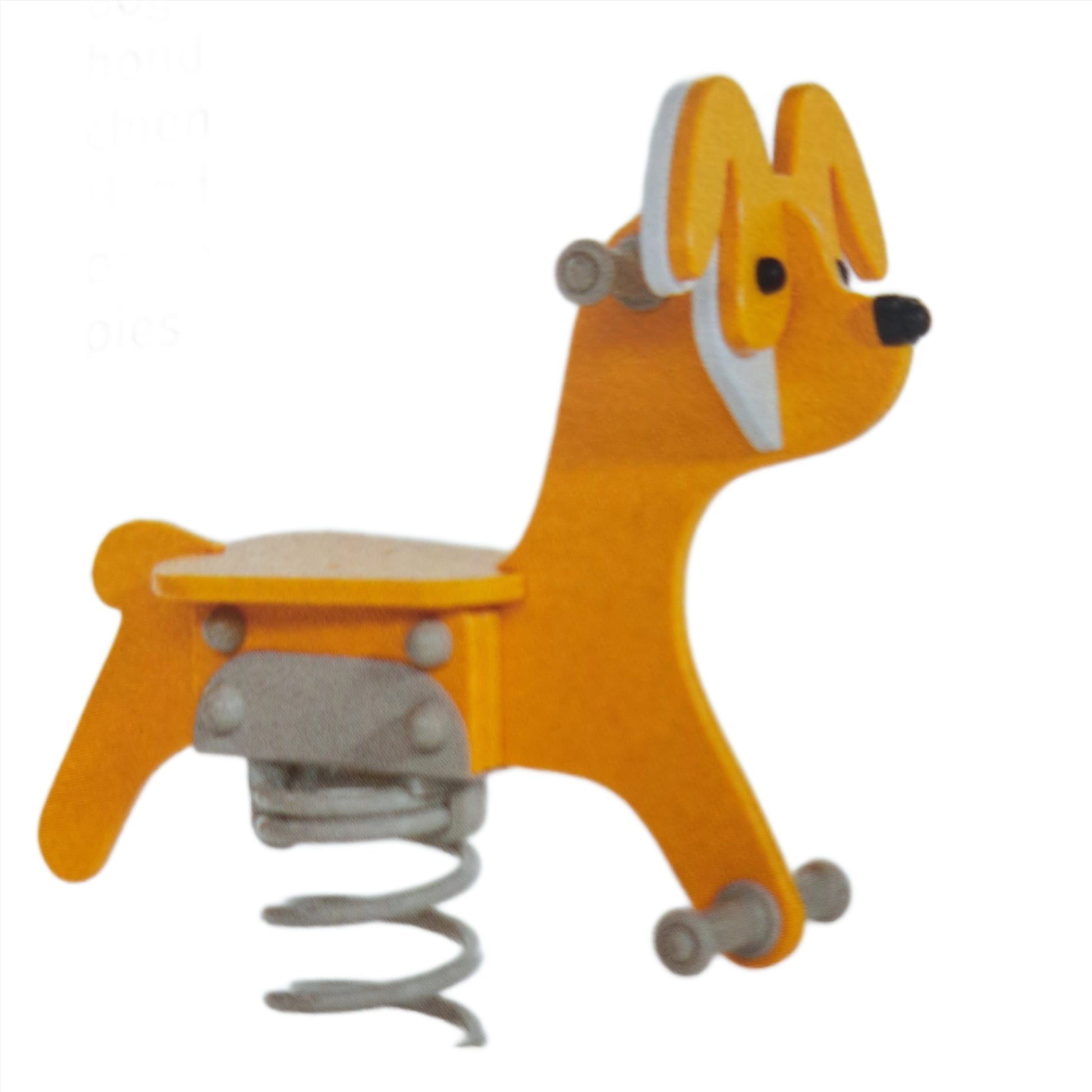 Spring toy - DOG, collection ‘FAIRYTALE’ with spring type ‘small’
