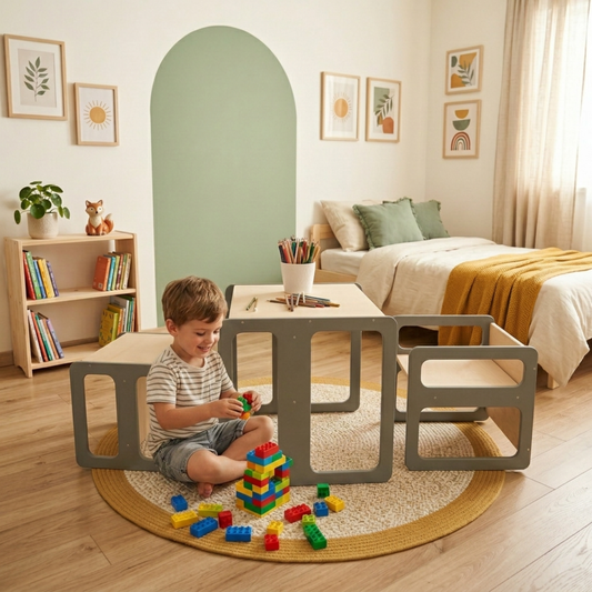 Montessori childrens cube set