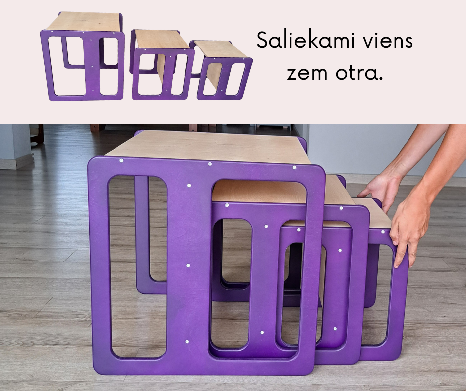 bērnu galds ar krēslu