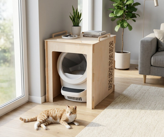 Litter box covers for litter robots