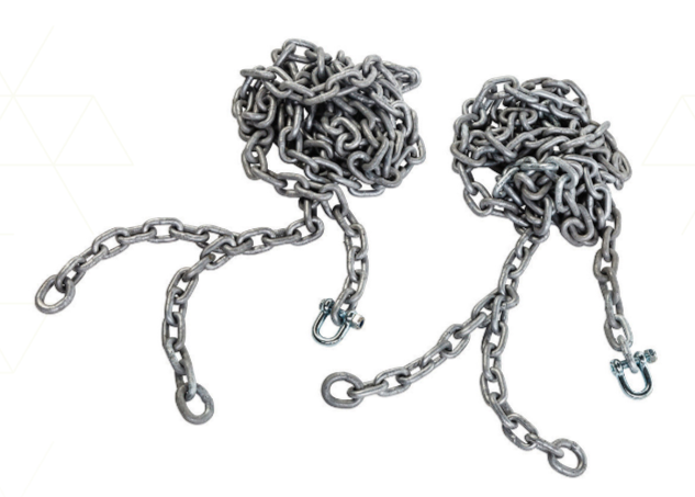 Chainset for rubber baby seat