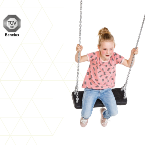 Rubber swing seat ‘CURVE XL’