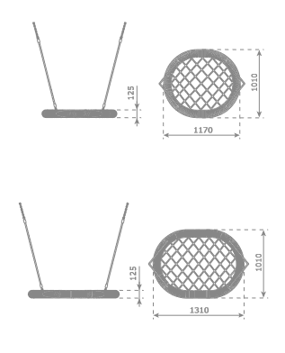 Nest swing ‘OVAL PRO’