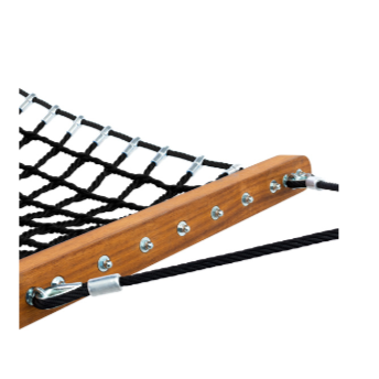 Hammock in armed rope
