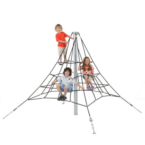 Armed rope pyramid net - 2,0 m