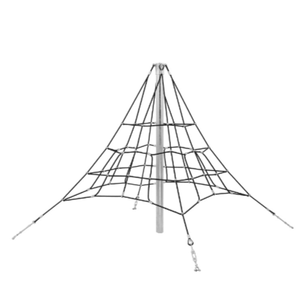 Armed rope pyramid net - 2,0 m