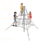 Armed rope pyramid net - 2,0 m