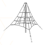 Armed rope pyramid net - 2,0 m