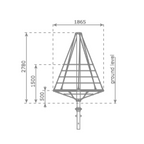 Armed rope construction ‘FIRRY TWIST’ (rotating)