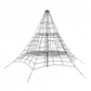 Armed rope pyramid net - 4.5m