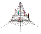 Armed rope pyramid net - 5 m