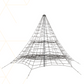 Armed rope pyramid net - 5.5 m