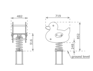 spring toy duck