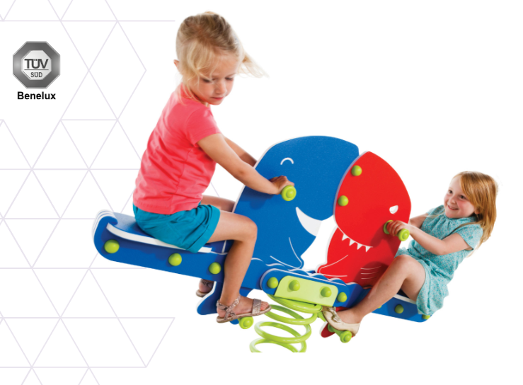 Spring toy - Shark twins