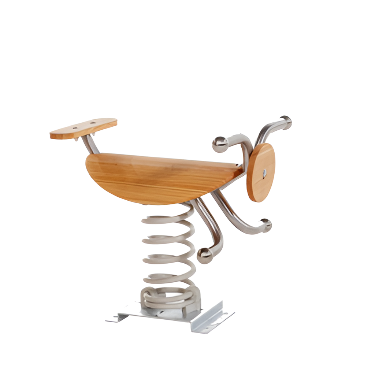 Spring toy - RACER. Collection ‘natural line’ (with spring type ‘small’)