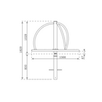 Carousel - POLKA - diam: 1500 mm