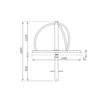 Carousel - POLKA - diam: 1500 mm