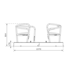 Carousel Helica, easy access, space for two wheelchairs