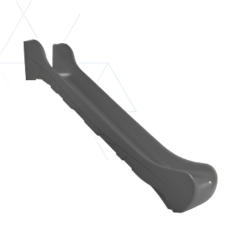 HDPE rotomoulded slide BRONCO