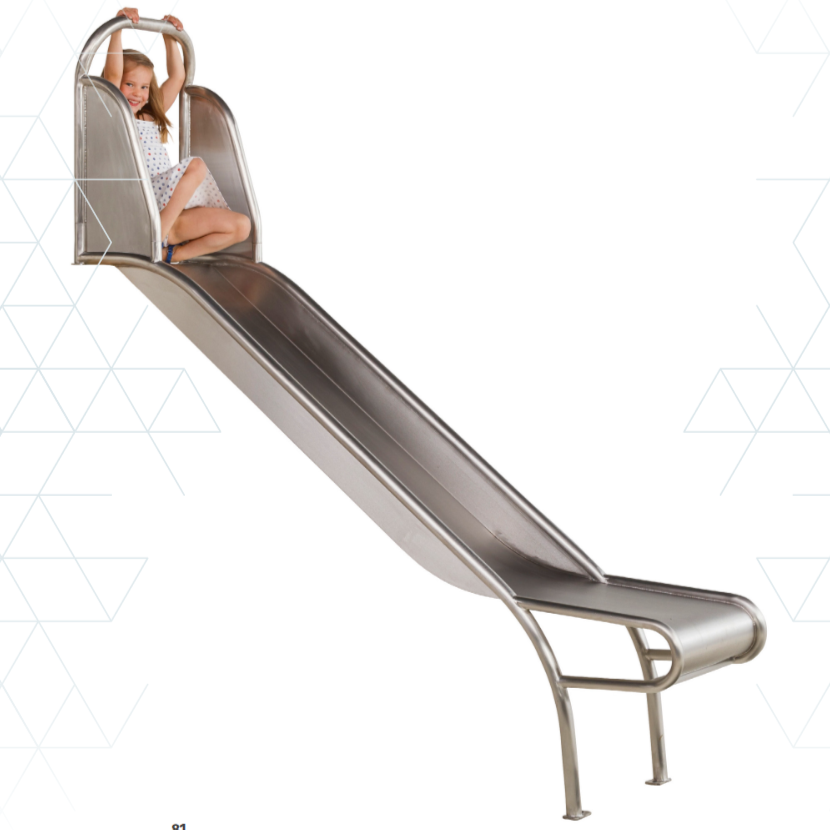 Stainless steel slide ‘Stur’ - width 500mm