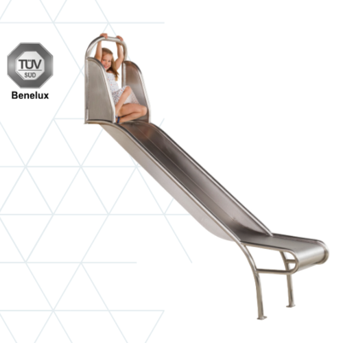 Stainless steel slide ‘Stur’ - width 500mm