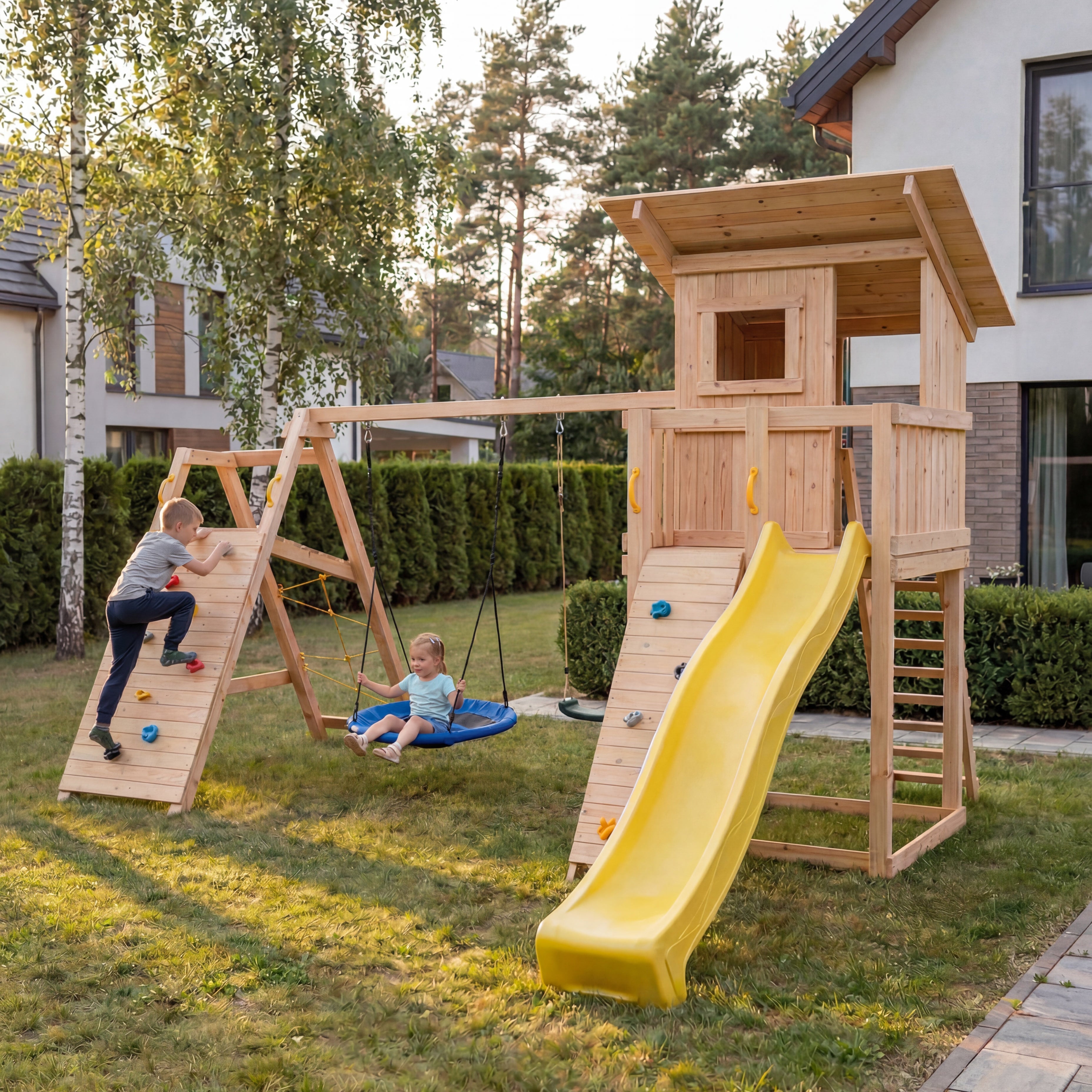 Rotaļu laukums Beach hut ar aktivitāšu moduli Challanger