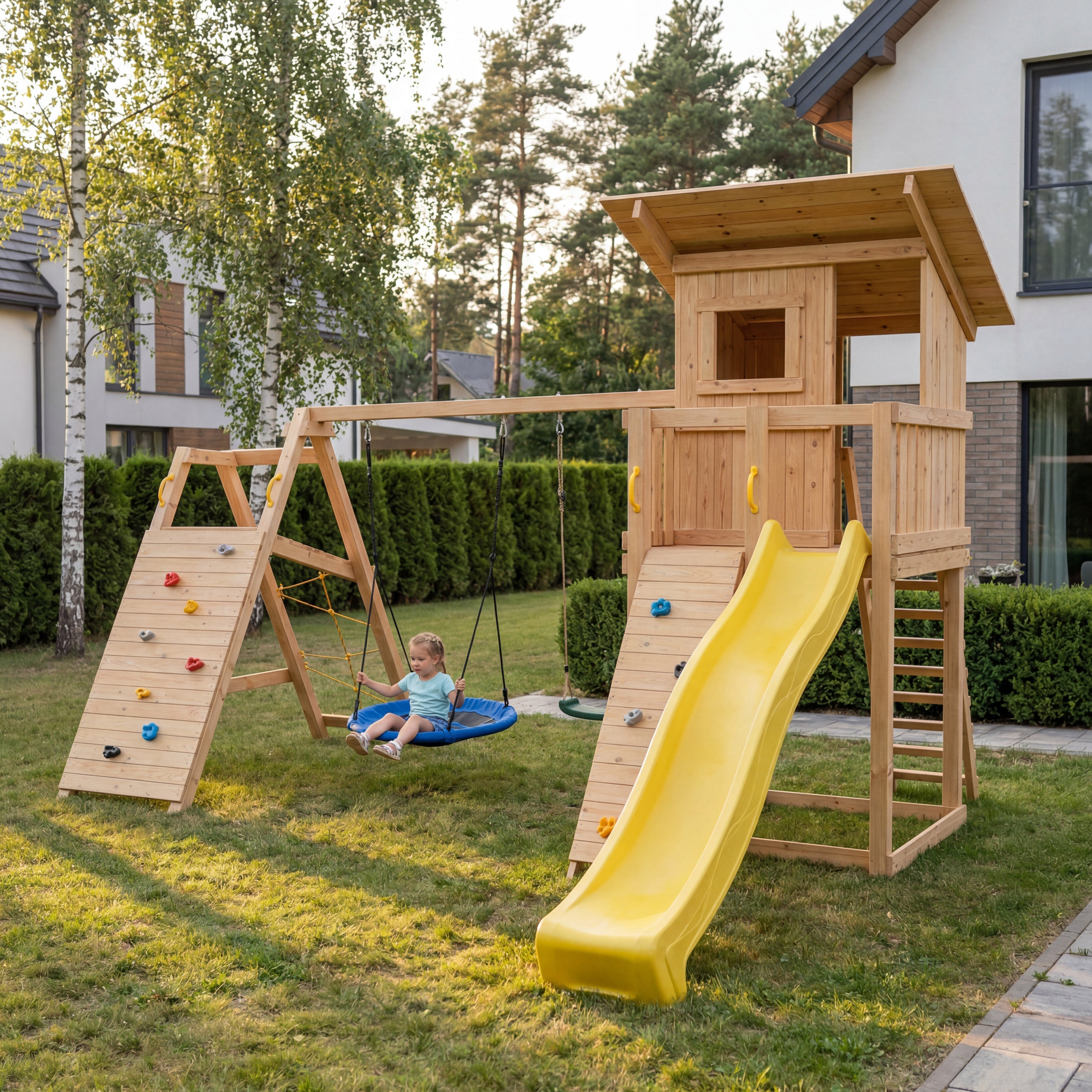 Rotaļu laukums Beach hut ar aktivitāšu moduli Challanger