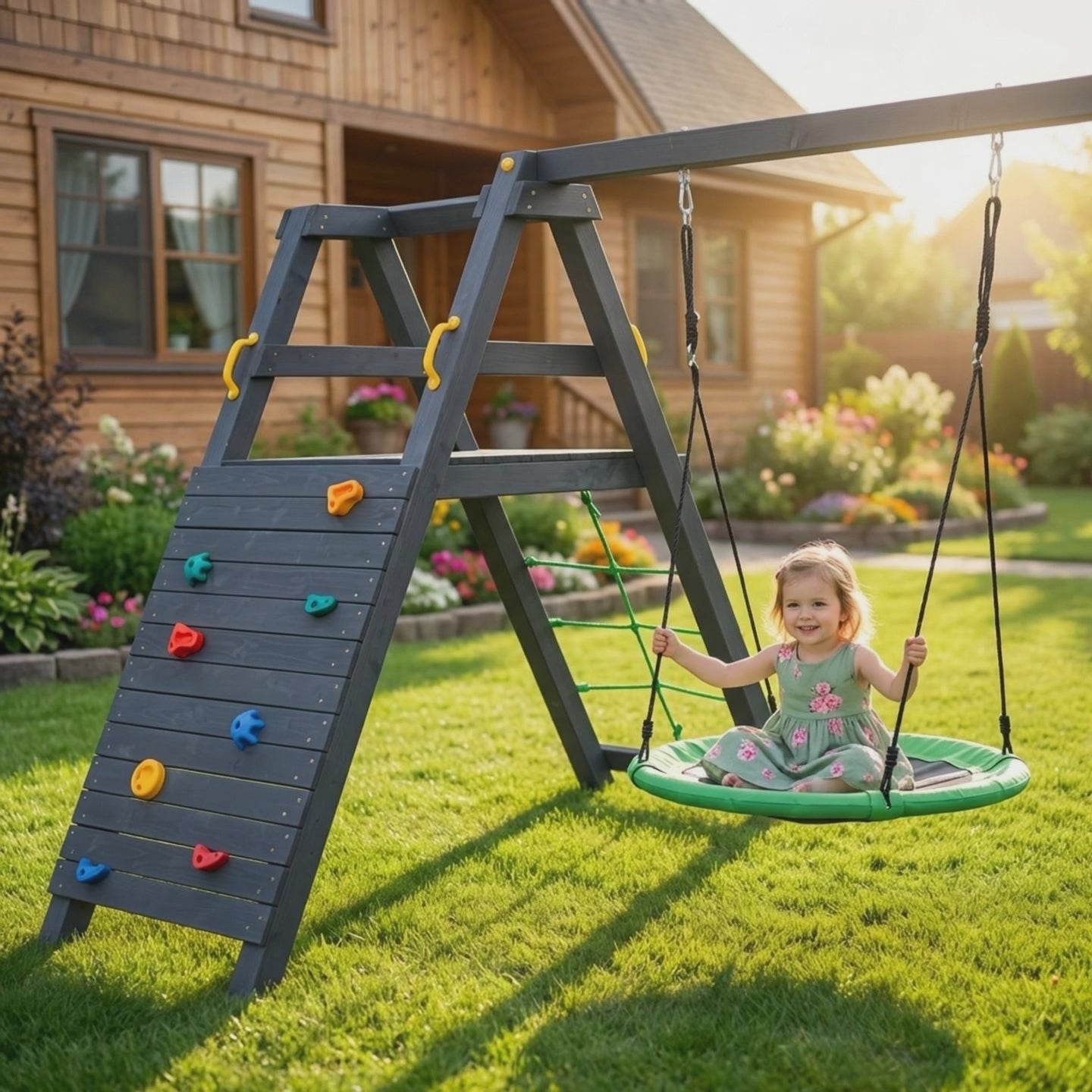 Rotaļu mājiņa ar aktivitāšu moduli
