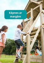 bērnu koka šūpoles